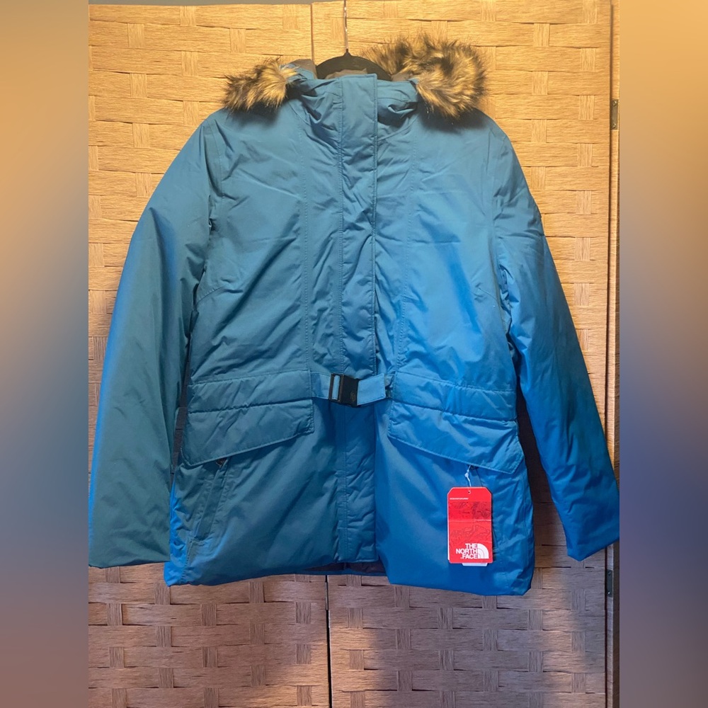 NWT Women’s Dunagiri Down Parka Jacket X Large Juniper Teal